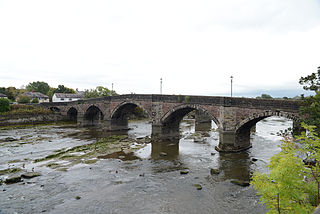 Penwortham Old Bridge Bridge in Lancashire, England