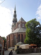 La chiesa di San Iietro a Riga, Lettonia