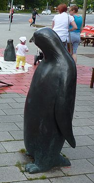 großer Mensch großer Pinguin - kleiner Pinguin kleiner Mensch in Chemnitz