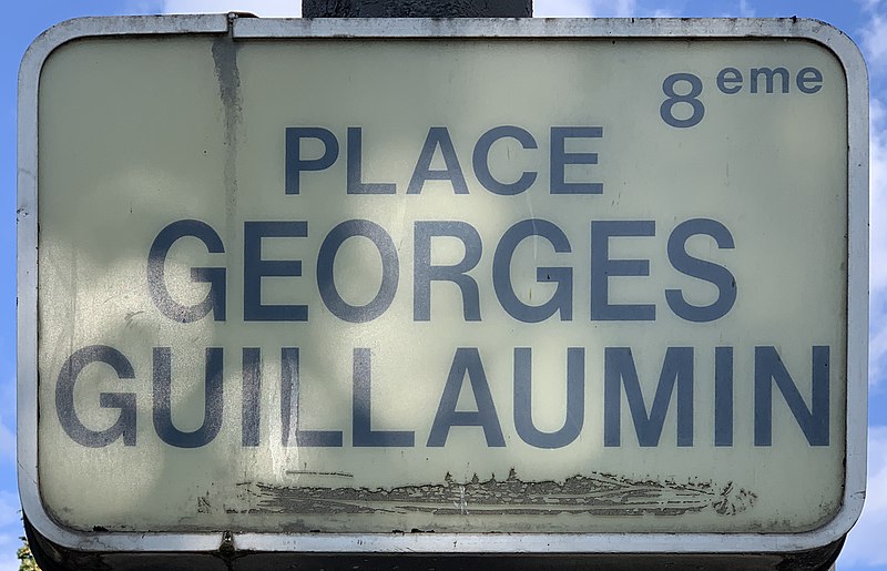 File:Plaque Place Georges Guillaumin - Paris VIII (FR75) - 2021-08-22 - 1.jpg