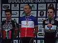 Samuel Plouhinec, Freddy Bichot et Matthieu Converset sur le podium du championnat de France 2011