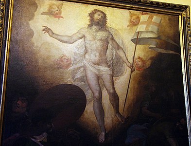"Ressurreição, na Abadia do Monte Oliveto Maior
