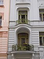 Praha - Vinohrady, Římská 35 - balkóny