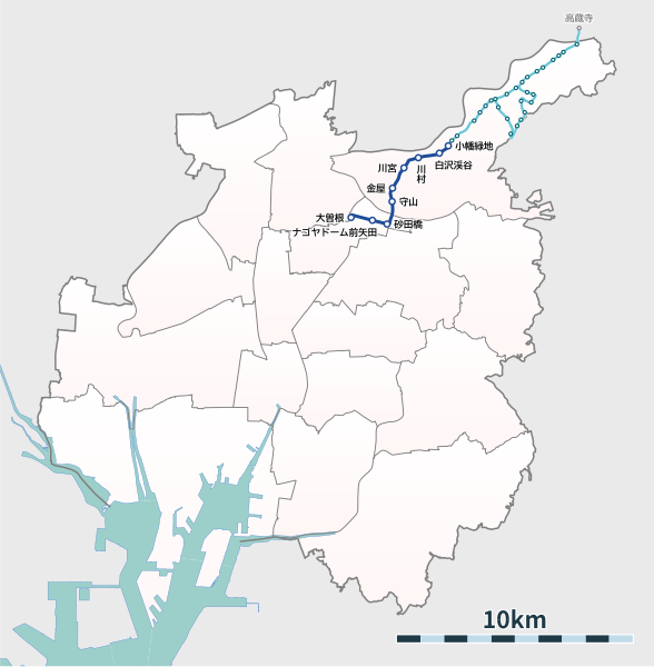 File:Railway Map of Yutorito Line in Nagoya City 2023.svg