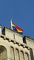 Rainbow flag flying from Norwich Castle (15092744236).jpg