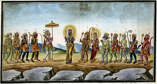 Rama and Vanara chiefs