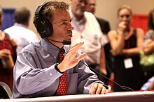 Paul being interviewed by Jerry Doyle at Liberty Political Action Conference (LPAC) 2011 in Reno, Nevada, September 16, 2011.