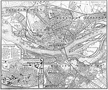 Lageplan von Riga um 1900