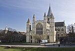 Cathedral Church of Christ and the Blessed Virgin Mary of Rochester Rochester Cathedral from west.jpg