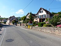 Entrée du village de Rosenwiller en venant de Rosheim.