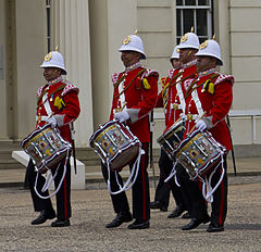 Drummers in London, April 2012.