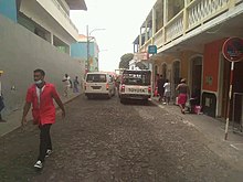 A typical street in São Filipe