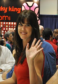Sarah Lancaster na Comic-Con International 2010