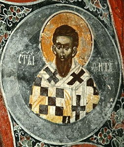 Saint Tite (Kosovo, 14 c. Le patriarche Pech., Église Saint-Nicolas) .jpg