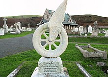 Beatrice Blore Browne's gravestone at Saint Tudno's Church Saint Tudno's Church Great Orme - geograph.org.uk - 1539012.jpg