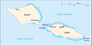 Mapa Samoa