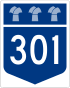 Escudo de la autopista 301