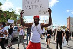 Thumbnail for File:Saturday afternoon, 30 May 2020 National Day of Protests Against Racism &amp; Repression along Pennsylvania Avenue - Baltimore MD IMG 0136.jpg