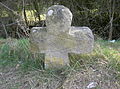 Stone cross with ploughshare