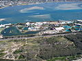 Sea World, seen from the Sea World Helicopter in 2003