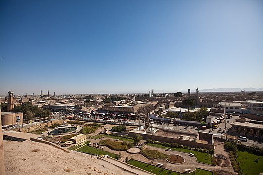 Uitzicht vanaf de citadel