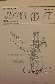 Semper Fi cover, January 28, 1972--Military justice? Semper Fi Military Justice Cover Jan 1972.jpg