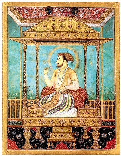 File:Shah Jahan op de pauwentroon.jpg