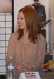 Manson at a promotional event for Terminator: The Sarah Connor Chronicles