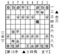 横歩取りの局面図 2005/5/29作成。横歩取りで使用。