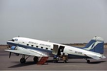 Die Douglas DC-3 war der erste Flugzeugtyp, den die Gesellschaft einsetzte