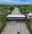 The entrance to the Soreang toll gate in the Soreang area of Bandung, West Java, Indonesia