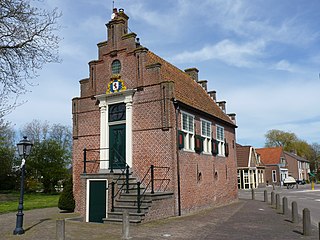 Spanbroek Village in North Holland, Netherlands