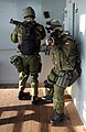 Spanish Navy Marines armed with two MP5's