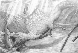 Spinosaurus hunting underwater.png