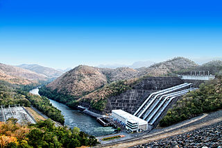 Srinagarind Dam Dam in Si Sawat, Kanchanaburi