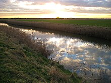 A dyke in the Wantsum channel marshland, between Birchington-on-Sea and Herne Bay StNicholasatWade.jpg