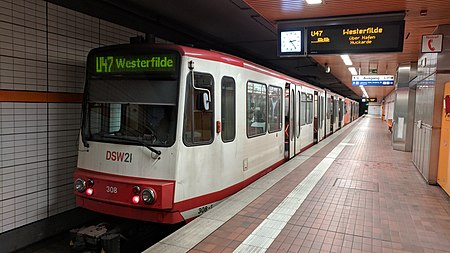 Stadtbahn Dortmund U47 308 Leopoldstraße 190219