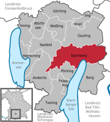 Starnberg - Mapa