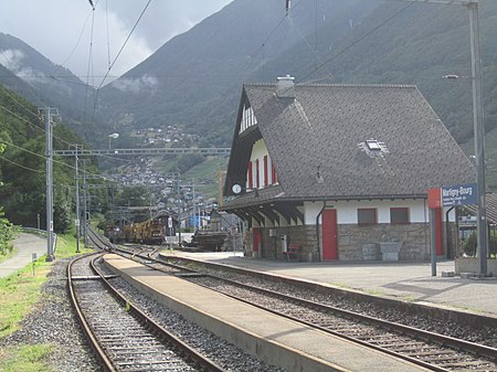 Station Martigny Bourg