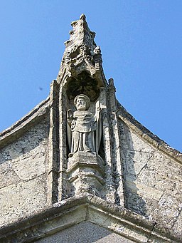 Statue, The Church of St Julian the Hospitaller, Wellow - geograph.org.uk - 1288959