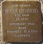 Stolperstein für Bella Isenberg