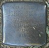 Stolperstein Isestraße 61 (Joseph Baer) em Hamburgo-Harvestehude.JPG