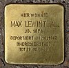 Stolperstein Motzstr 29 (Schön) Max Lewinthal.jpg