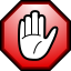 File:Stop hand nuvola 2.svg