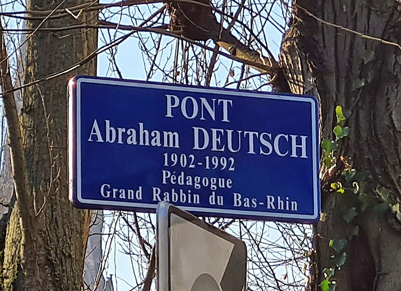 File:Strasbourg-Pont Abraham-Deutsch-Plaque.jpg