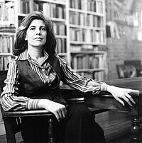 A seated Susan Sontag in 1979