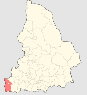 Красноуфимск округы муниципаль берәмеге на карте