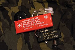 <span class="mw-page-title-main">Military chocolate (Switzerland)</span> Chocolate issued in the Swiss military