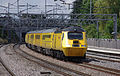 2011-08-02 13:19 Network Rail's New Measurement Train speeds through Tamworth.