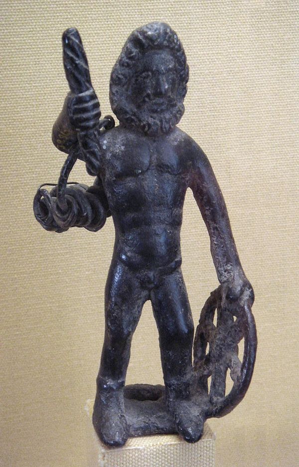 The god Taranis-Jupiter, an example of Romano-Celtic syncretism